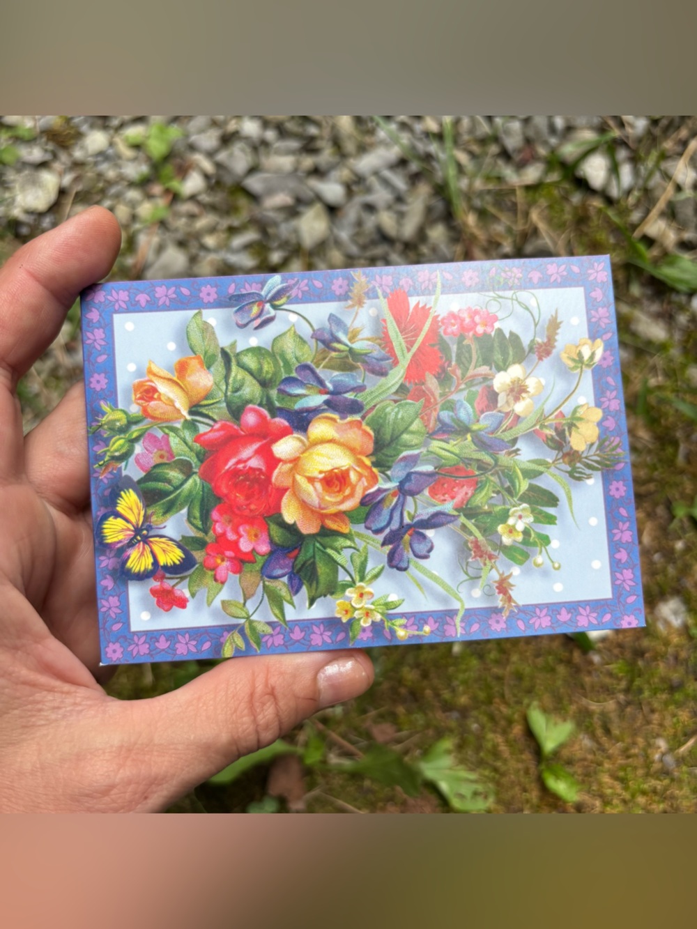 Vintage Punch Studio "The Gifted Line" Floral Note Cards (4ct)